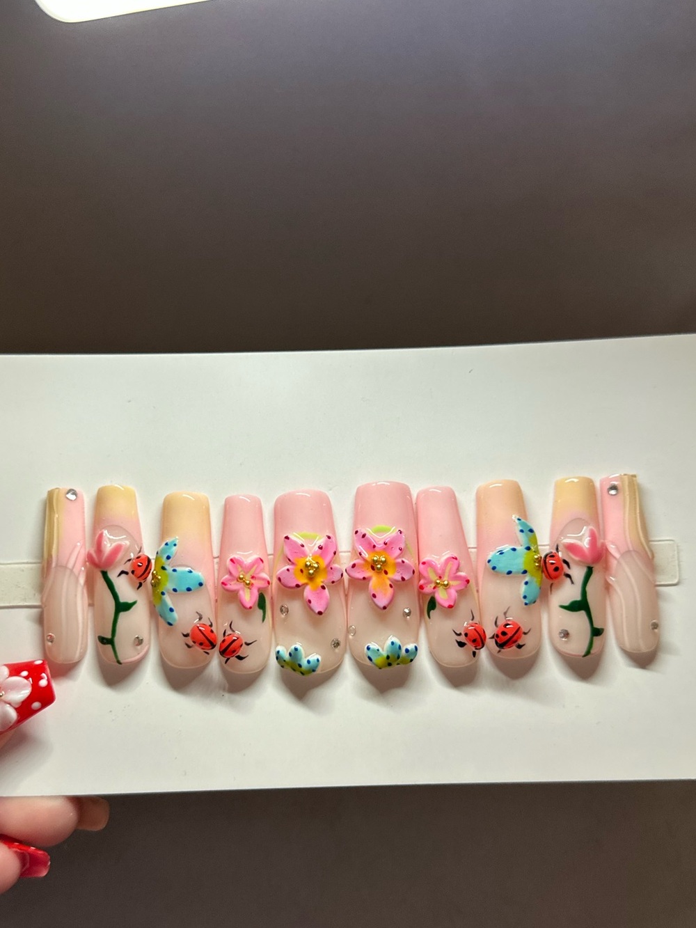 Handmade Press On Nails Long😍